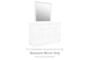 Fortman White Bedroom Mirror (Mirror Only) - B680-36 - Vega Furniture