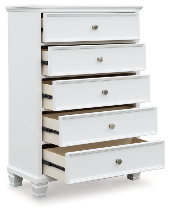 Fortman White Chest of Drawers - B680-46 - Vega Furniture