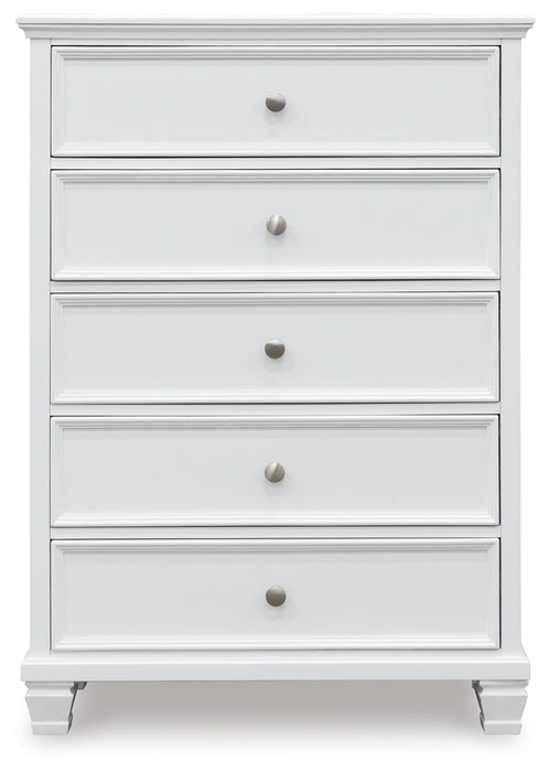 Fortman White Chest of Drawers - B680-46 - Vega Furniture