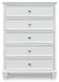 Fortman White Chest of Drawers - B680-46 - Vega Furniture