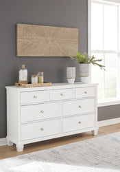 Fortman White Dresser - B680-31 - Vega Furniture