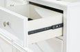 Fortman White Dresser - B680-31 - Vega Furniture