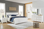 Fortman White Panel Bed - SET | B680-84 | B680-86 | B680-87 - Vega Furniture