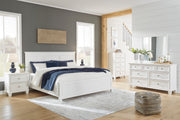 Fortman White Panel Bedroom Set - SET | B680-54 | B680-57 | B680-97 | B100-13 | B680-92 | B680-46 - Vega Furniture