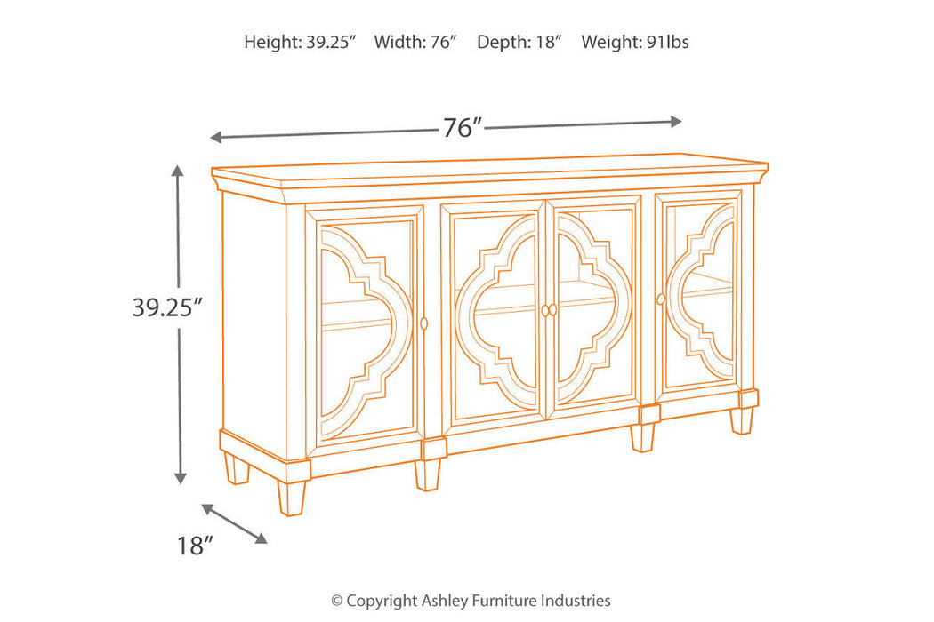 Fossil Ridge Gray Accent Cabinet - A4000037 - Vega Furniture