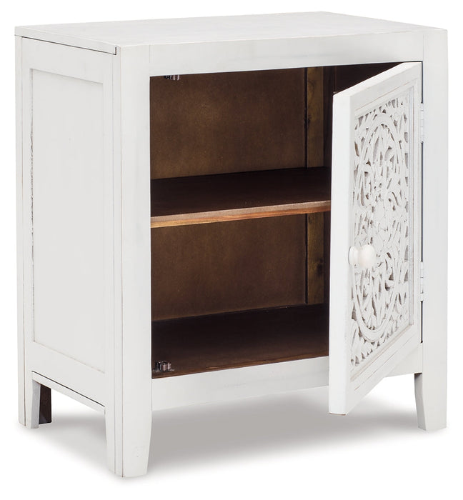 Fossil Ridge White Accent Cabinet - A4000008 - Vega Furniture