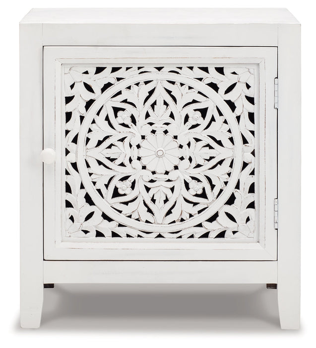 Fossil Ridge White Accent Cabinet - A4000008 - Vega Furniture