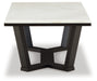 Fostead White/Espresso Coffee Table - T770-1 - Vega Furniture