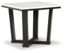 Fostead White/Espresso End Table - T770-2 - Vega Furniture