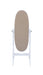 Foyet White Oval Cheval Mirror - 950802 - Vega Furniture