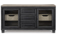 Foyland Black/Brown Dining Server - D989-60 - Vega Furniture