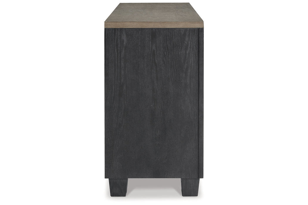 Foyland Black/Brown Dining Server - D989-60 - Vega Furniture