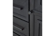 Foyland Black/Brown Door Chest - B989-48 - Vega Furniture