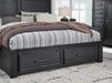 Foyland Black/Brown Footboard Storage Platform Bedroom Set - SET | B989-56S | B989-58 | B989-97 | B989-31 | B989-36 | B989-92 | B989-48 - Vega Furniture