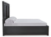 Foyland Black/Brown Footboard Storage Platform Bedroom Set - SET | B989-56S | B989-58 | B989-97 | B989-31 | B989-36 | B989-92 | B989-48 - Vega Furniture
