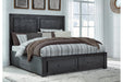 Foyland Black/Brown Queen Panel Storage Bed - SET | B989-54S | B989-57 | B989-96 - Vega Furniture