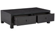 Foyland Black Coffee Table - T989-20 - Vega Furniture