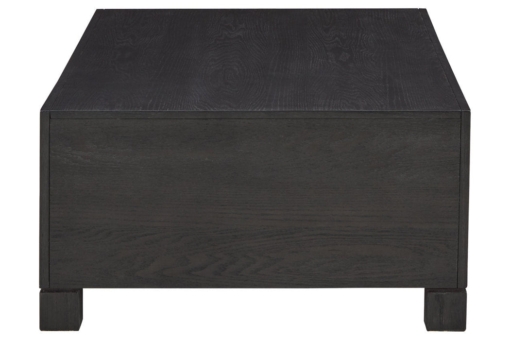 Foyland Black Coffee Table - T989-20 - Vega Furniture