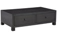 Foyland Black Coffee Table - T989-20 - Vega Furniture