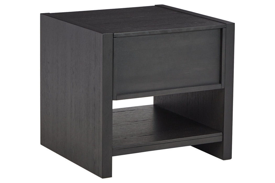 Foyland Black End Table - T989-2 - Vega Furniture