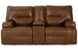 Francesca Auburn Power Reclining Loveseat with Console - U2570518 - Vega Furniture