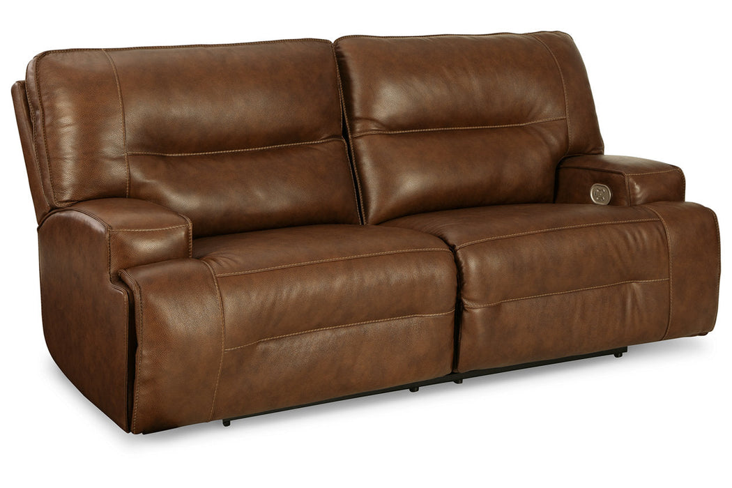 Francesca Auburn Power Reclining Sofa - U2570547 - Vega Furniture