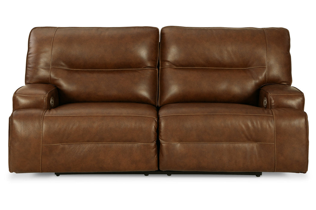 Francesca Auburn Power Reclining Sofa - U2570547 - Vega Furniture