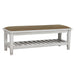 Franco Brown/Antique White Bench - 205337 - Vega Furniture