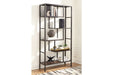 Frankwell Brown/Black Bookcase - A4000021 - Vega Furniture