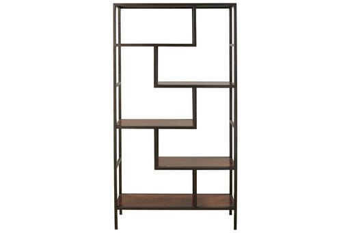 Frankwell Brown/Black Bookcase - A4000021 - Vega Furniture