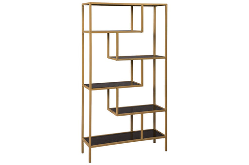 Frankwell Gold Finish Bookcase - A4000286 - Vega Furniture