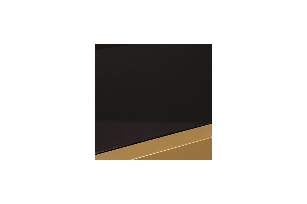 Frankwell Gold Finish Bookcase - A4000286 - Vega Furniture