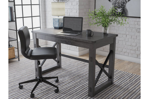 Freedan Grayish Brown 48" Home Office Desk - H286-26 - Vega Furniture