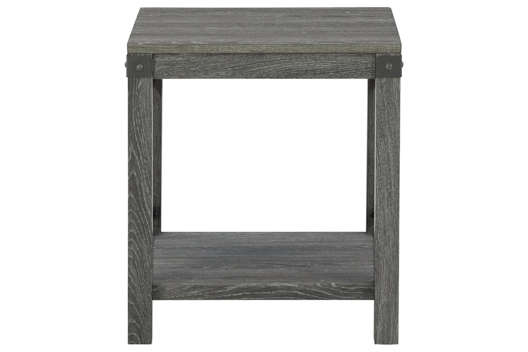 Freedan Grayish Brown End Table - T175-2 - Vega Furniture