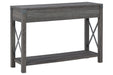 Freedan Grayish Brown Sofa/Console Table - T175-4 - Vega Furniture