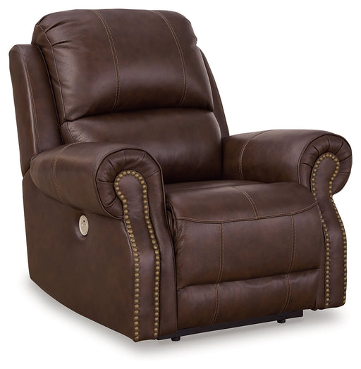 Freyeburg Walnut Power Recliner - U9021406 - Vega Furniture