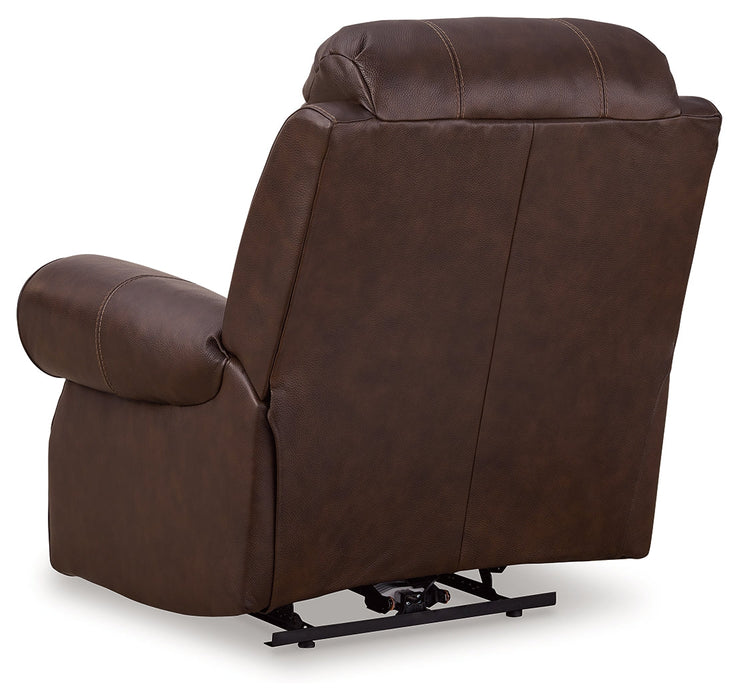 Freyeburg Walnut Power Recliner - U9021406 - Vega Furniture