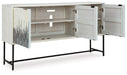 Freyton White/Gray Accent Cabinet - A4000582 - Vega Furniture