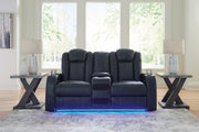 Fyne-Dyme Sapphire Power Reclining Loveseat with Console - 3660318 - Vega Furniture