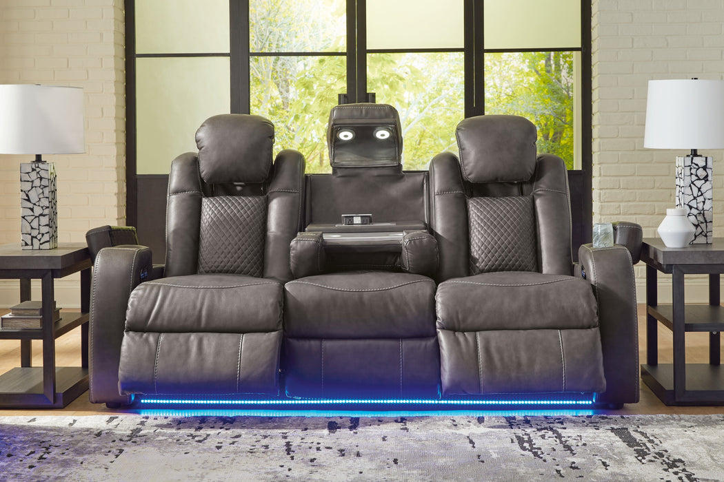 Fyne-Dyme Shadow Power Reclining Sofa - 3660215 - Vega Furniture