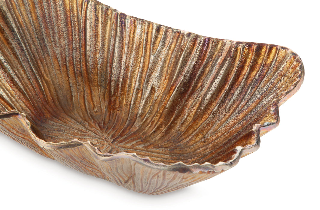 Gabbievale Antique Gold Finish Bowl - A2000595 - Vega Furniture