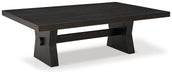 Galliden Black Coffee Table - T841-1 - Vega Furniture