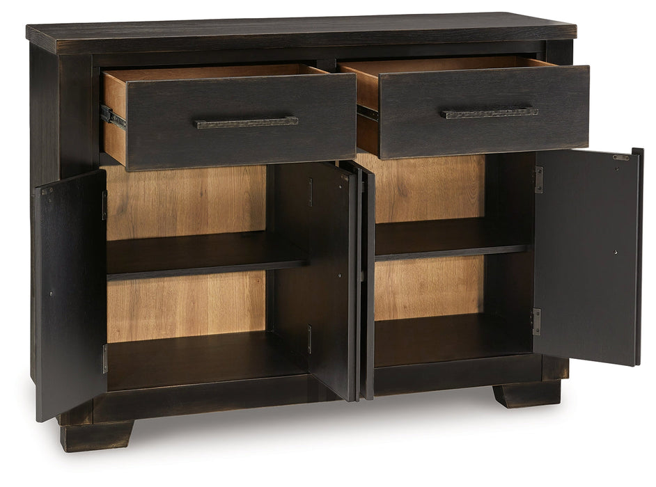 Galliden Black Dining Buffet - D841-80 - Vega Furniture