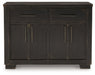 Galliden Black Dining Buffet - D841-80 - Vega Furniture