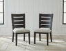 Galliden Black Dining Chair, Set of 2 - D841-03 - Vega Furniture