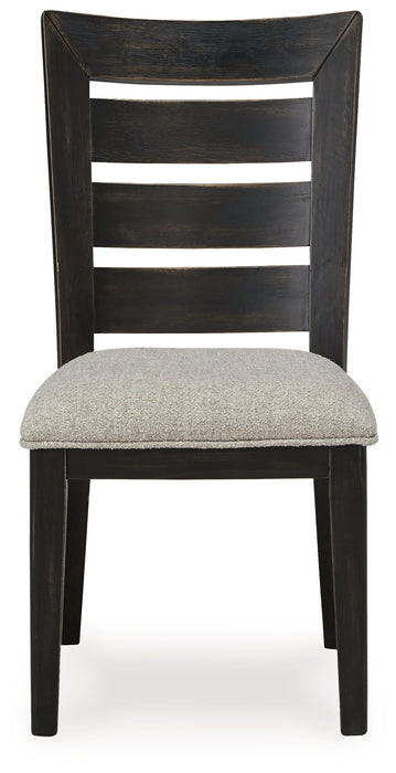 Galliden Black Dining Chair, Set of 2 - D841-03 - Vega Furniture