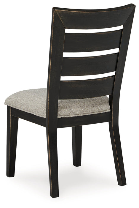 Galliden Black Dining Chair, Set of 2 - D841-03 - Vega Furniture