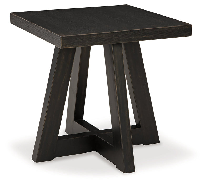 Galliden Black End Table - T841-2 - Vega Furniture