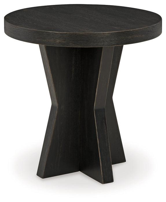 Galliden Black End Table - T841-6 - Vega Furniture