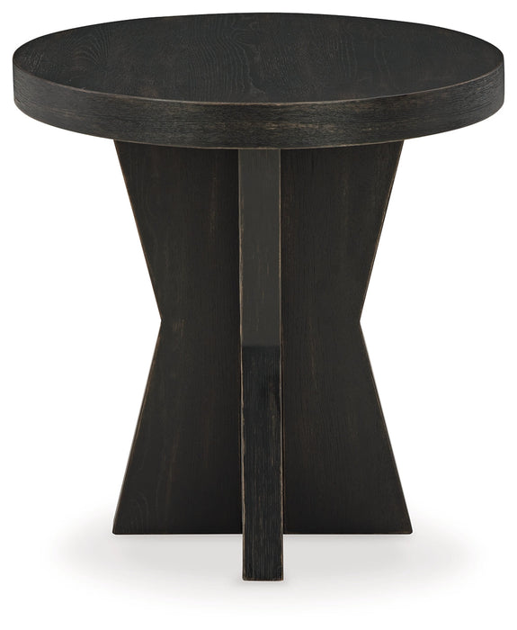 Galliden Black End Table - T841-6 - Vega Furniture